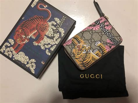 authentic gucci tiger wallet